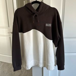 Ganni oversized sweatshirt/hoodie
